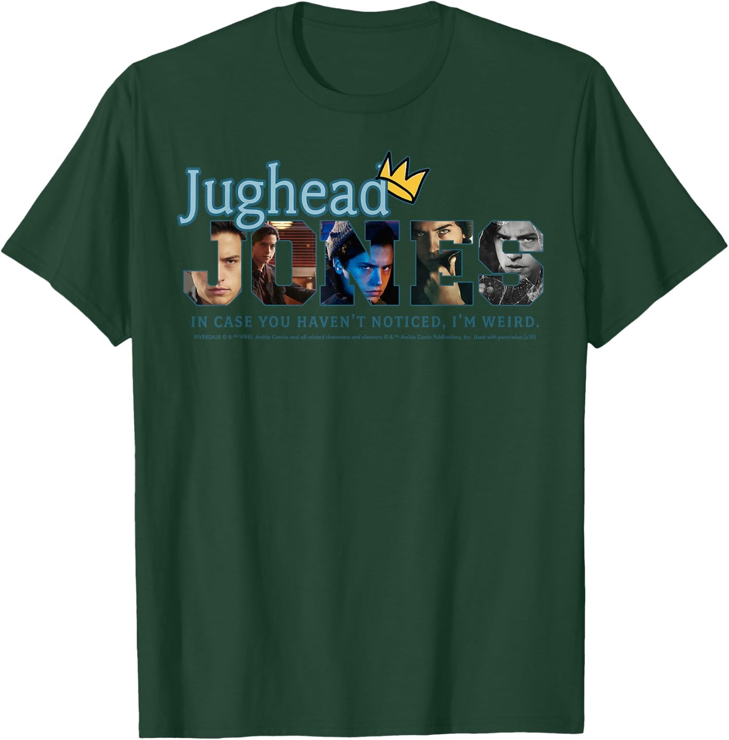 Riverdale Jughead Jones Portrait Text Fill T-Shirt - T-Shirt | Forest