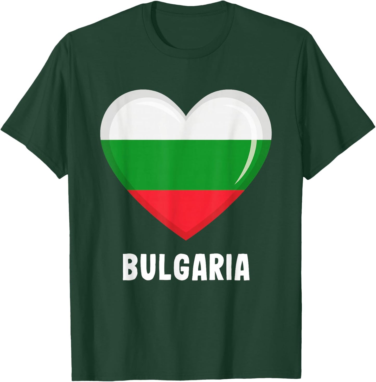 Bulgaria Flag Jersey | Bulgarian T-Shirt - T-Shirt | Forest