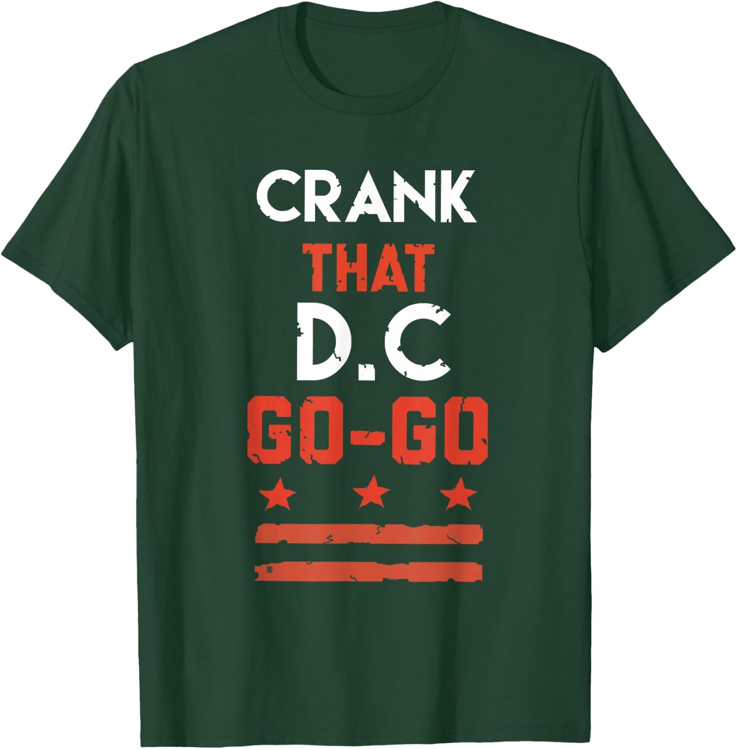 Vintage Washington D.C Crank That Go-Go Music design gift. T-Shirt - T-Shirt | Forest