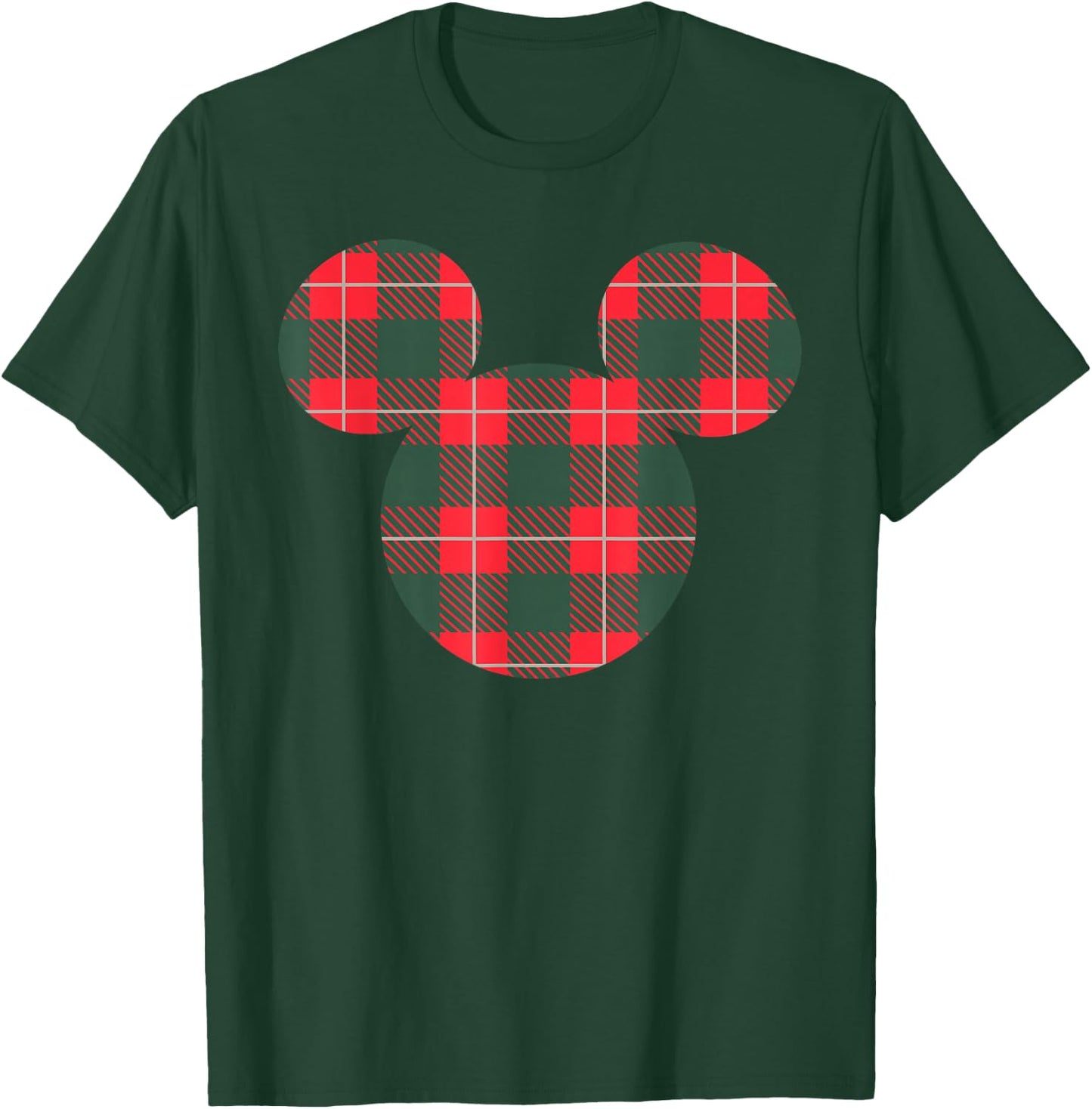 Disney Mickey Mouse Icon Holiday Flannel T-Shirt - T-Shirt | Forest