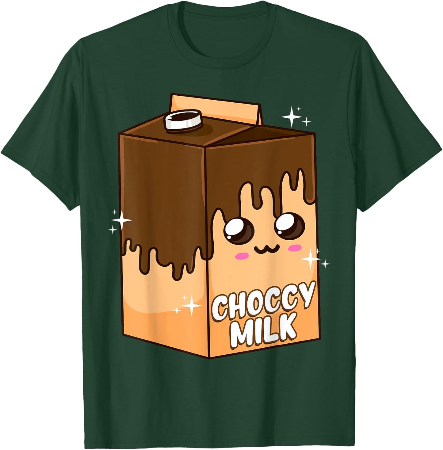 Kawaii Choccy Milk Chocolate Milk Cute Meme Lover T-Shirt - T-Shirt | Forest