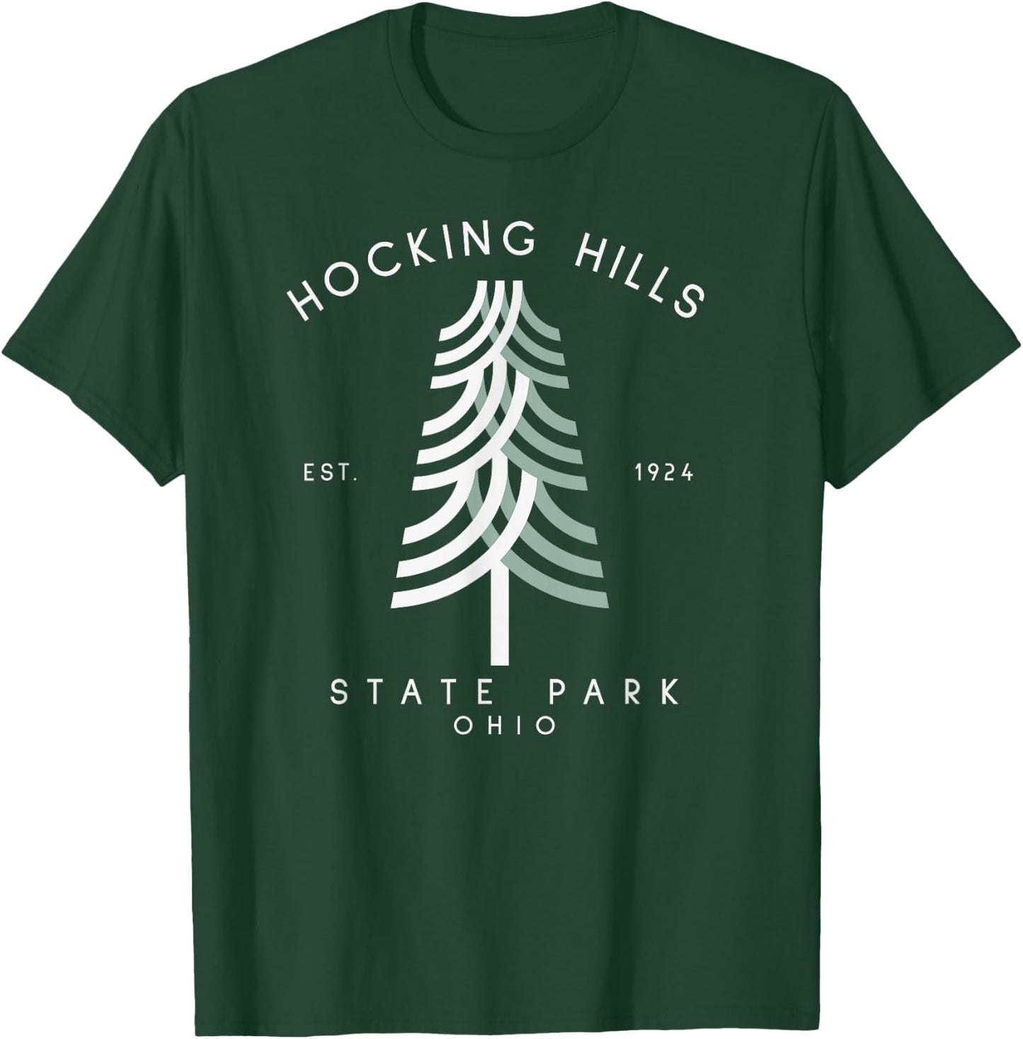 Hocking Hills Park Ohio tree T-Shirt - T-Shirt | Forest