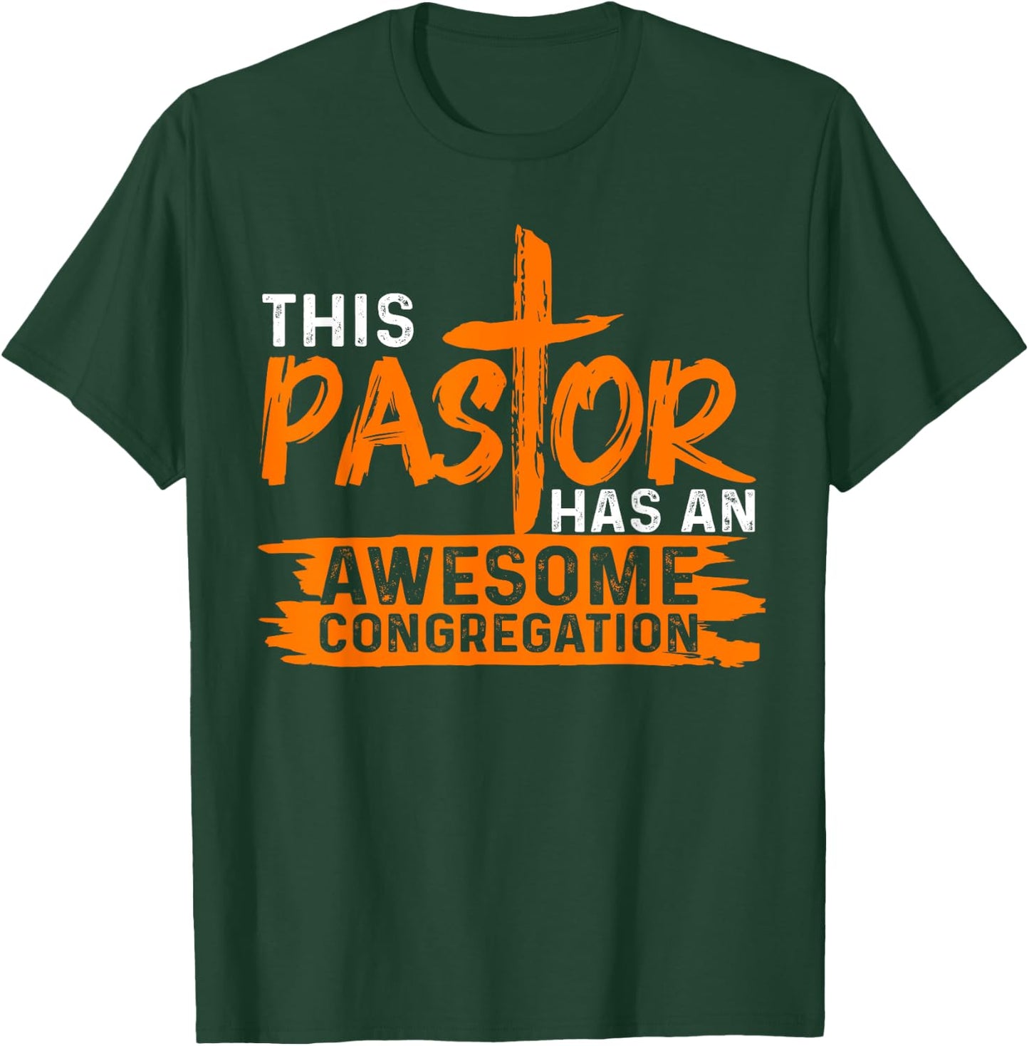Funny Pastor Appreciation Gift Men Christian Church Priest T-Shirt - T-Shirt | Forest