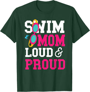 Swimming Swimmer Swim Mom T-Shirt - T-Shirt | Forest