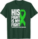 His Fight Is My Fight Traumatic Brain Injury Awareness T-Shirt - T-Shirt | Forest