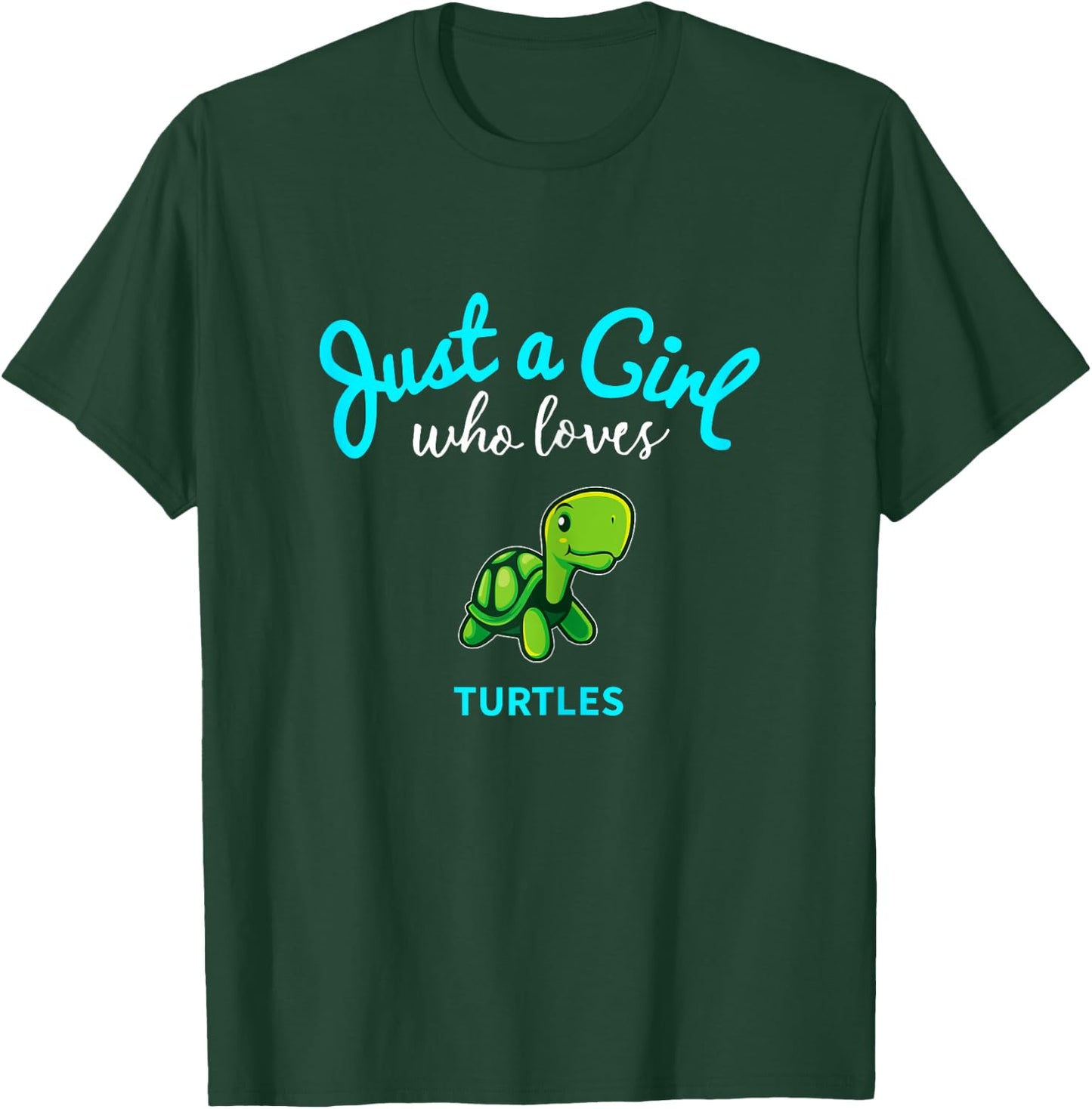 Turtle Shirt for Girls | Kids Turtle T-Shirt - T-Shirt | Forest