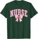 Coquette NICU Nurse Pink Bow Neonatal Intensive Care Unit T-Shirt - T-Shirt | Forest
