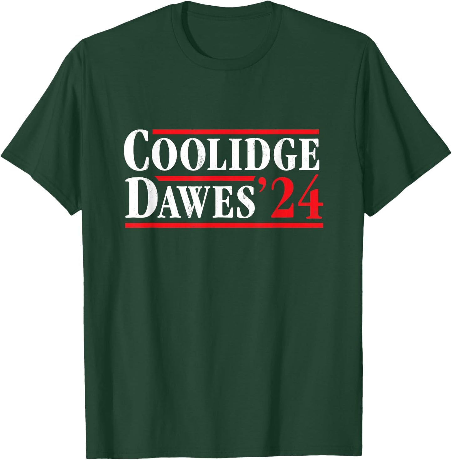 President Calvin Coolidge 1924 - Retro T-Shirt - T-Shirt | Forest