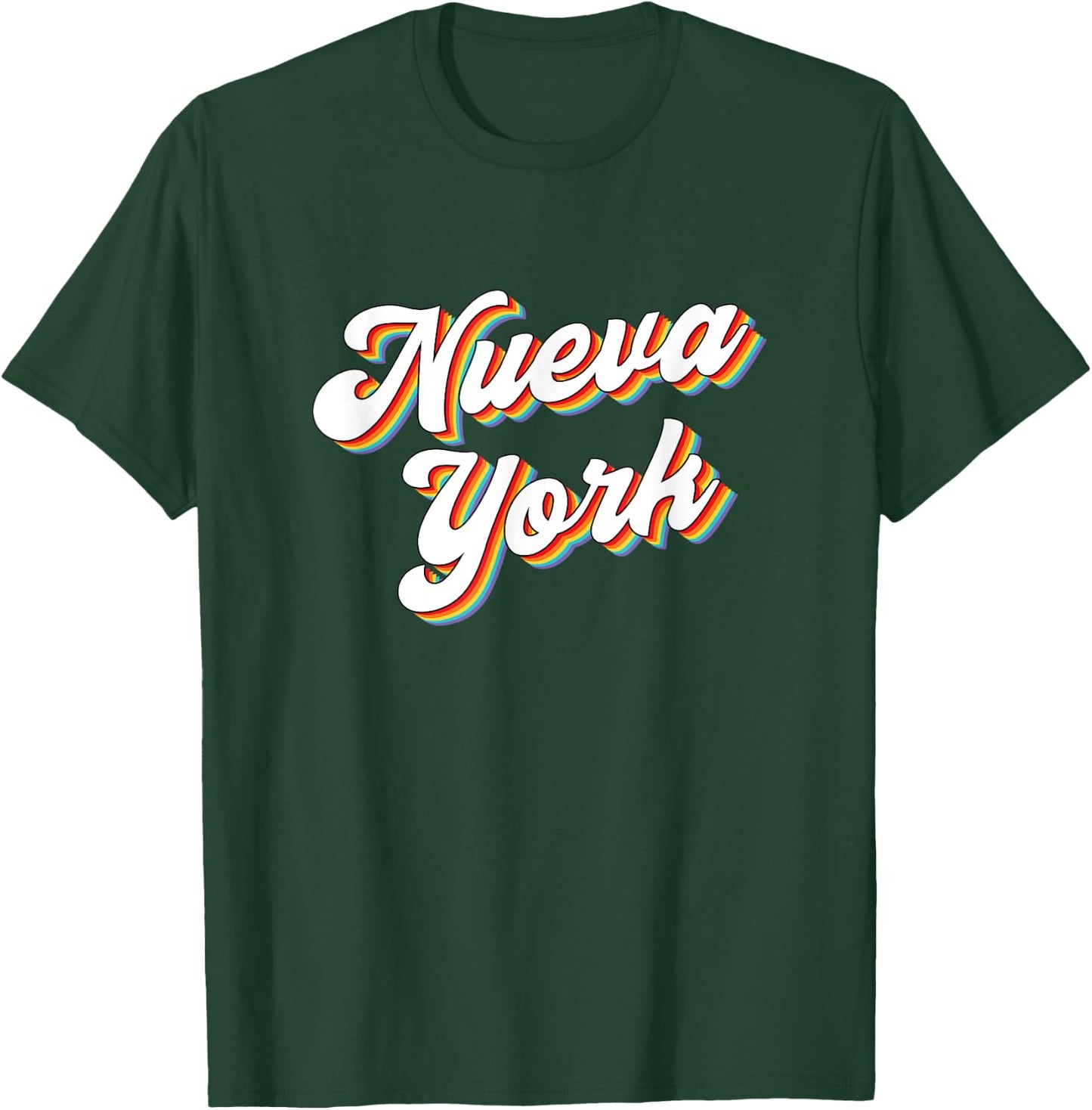Nueva York New York City Spanish Retro Vintage T-Shirt - T-Shirt | Forest