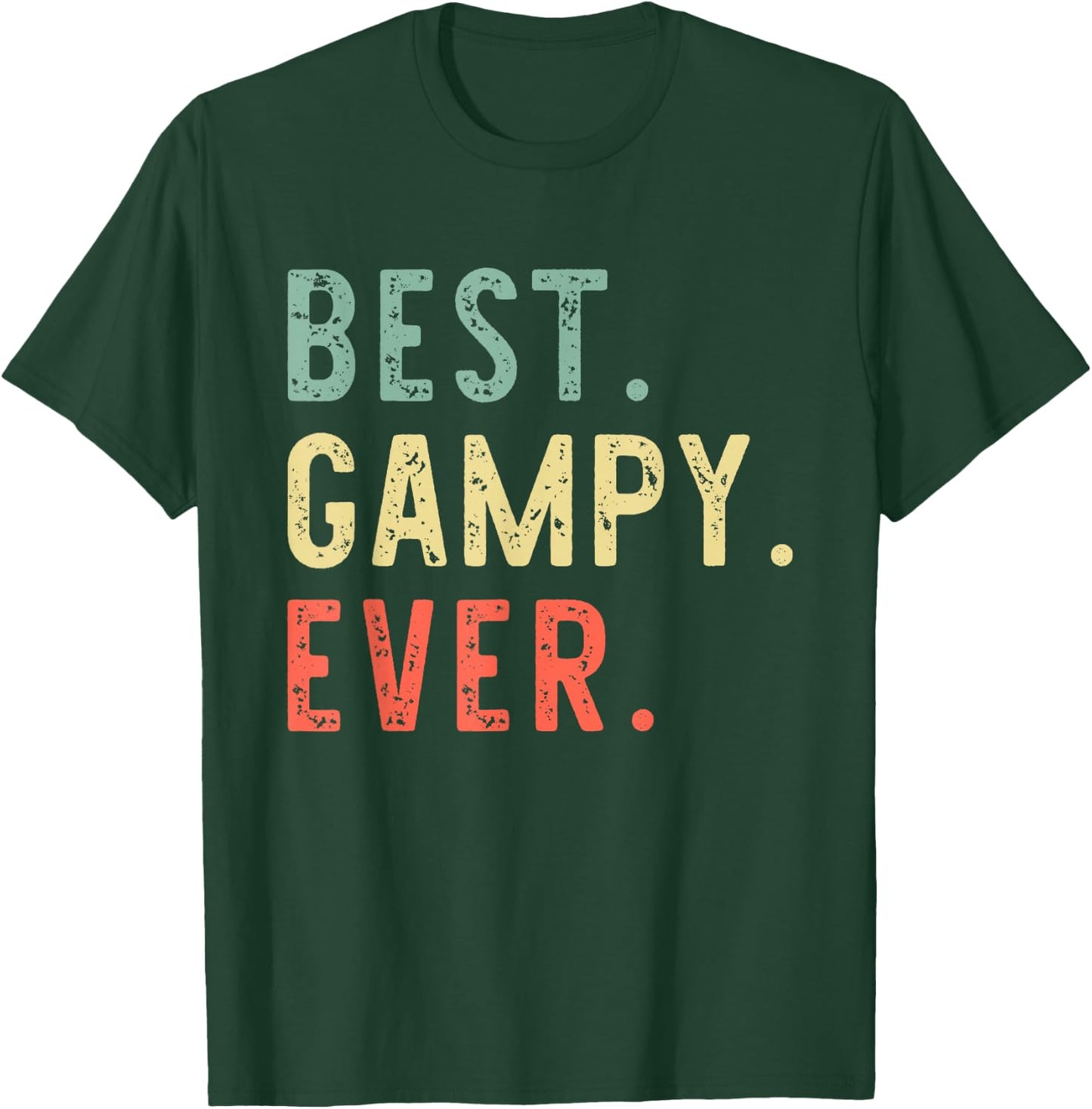 Best Gampy Ever Funny Retro Vintage T-Shirt - T-Shirt | Forest