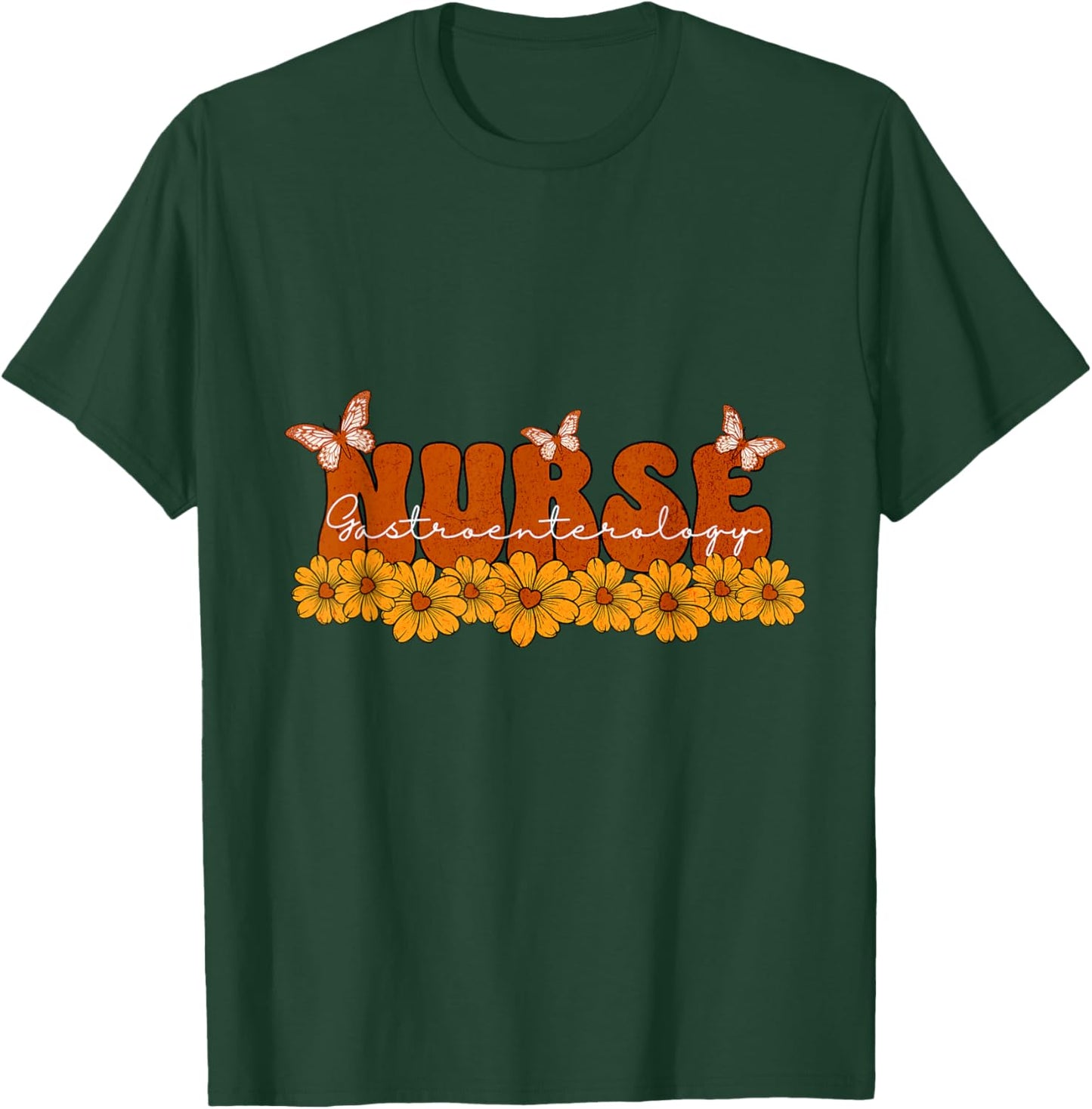 Gastroenterology Nurse Gastro Endoscopy GI Groovy T-Shirt - T-Shirt | Forest