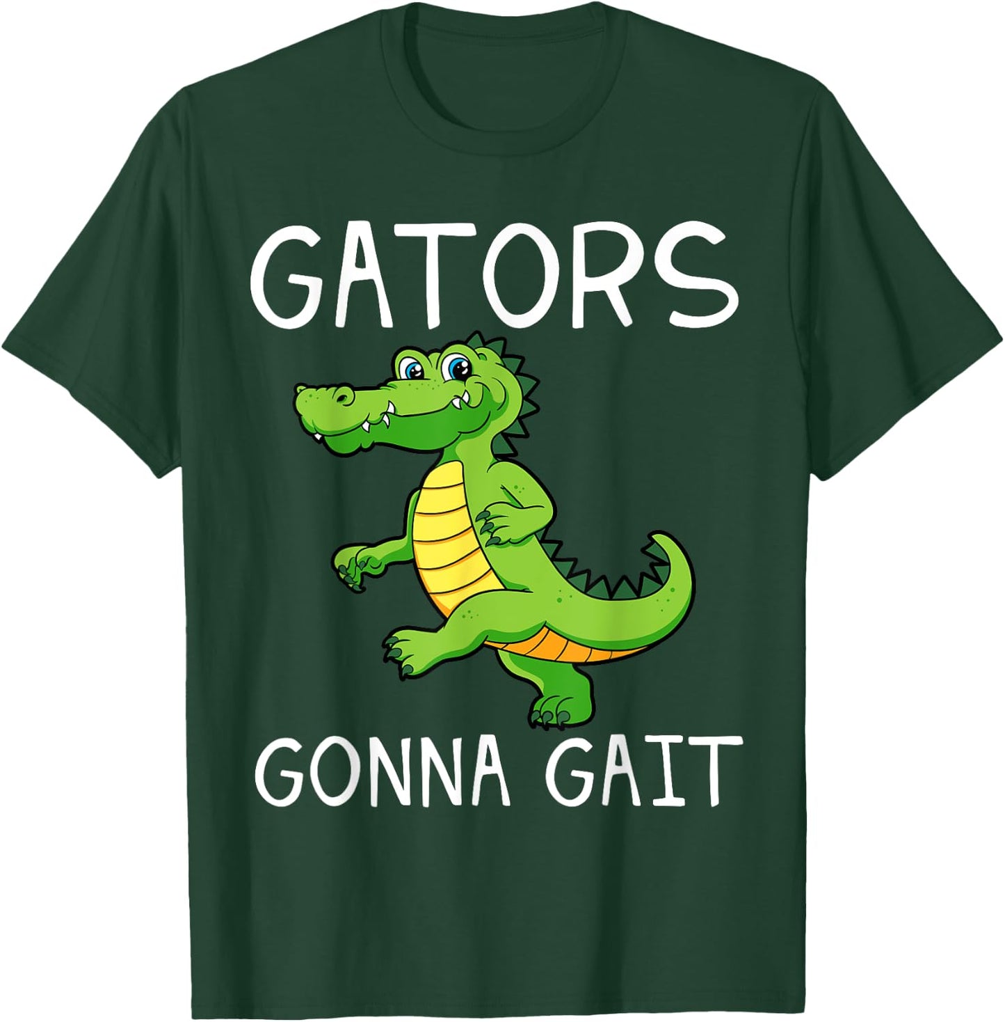 Physical Therapy Physiotherapy Therapist Alligator Gait Gift T-Shirt - T-Shirt | Forest