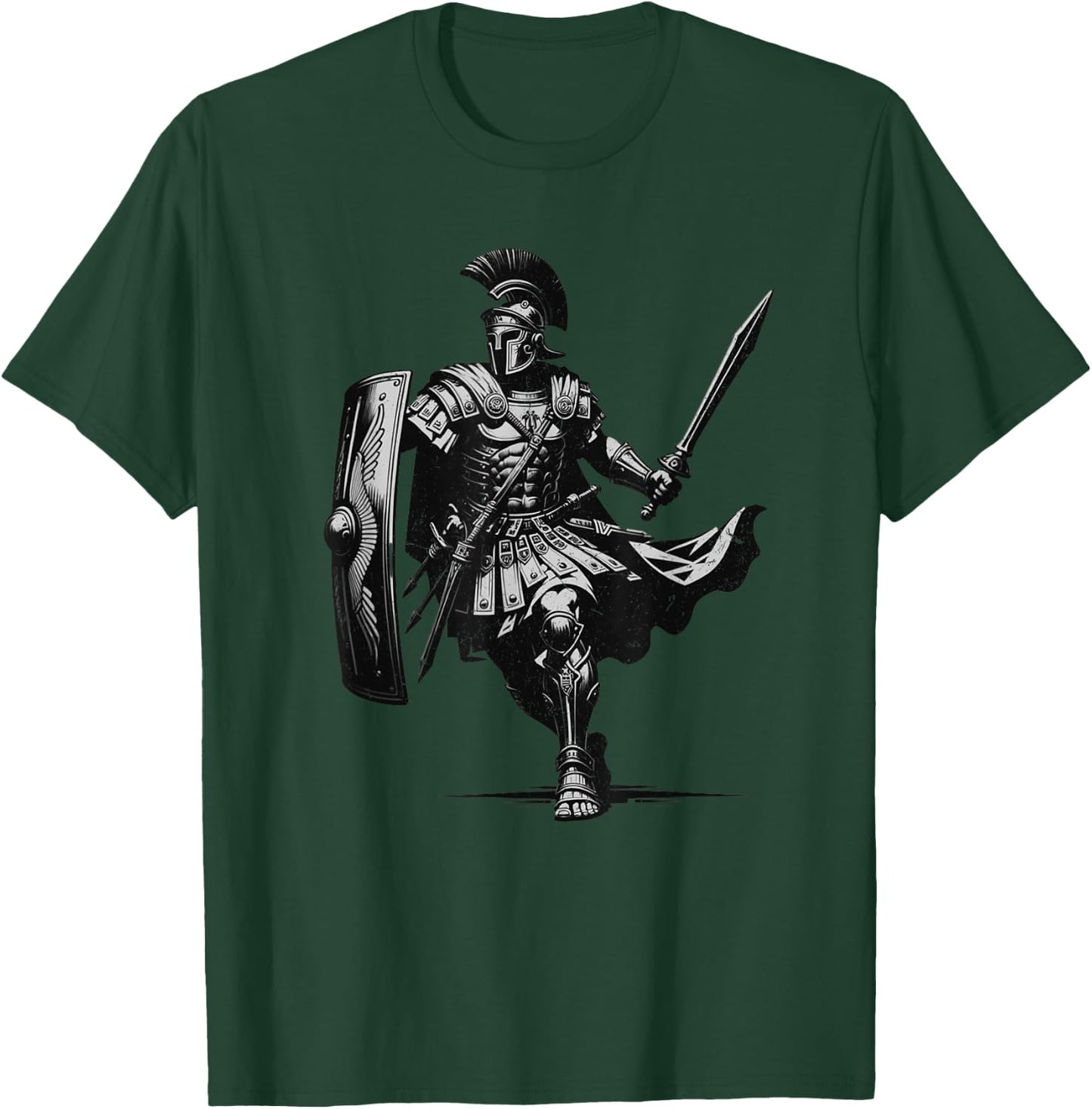Roman Empire Rome Gladiator Centurion Legion Soldier Warrior T-Shirt - T-Shirt | Forest