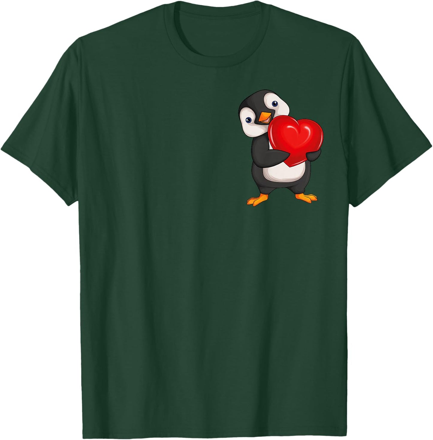 Penguin Women's Girls Children Penguin T-Shirt - T-Shirt | Forest