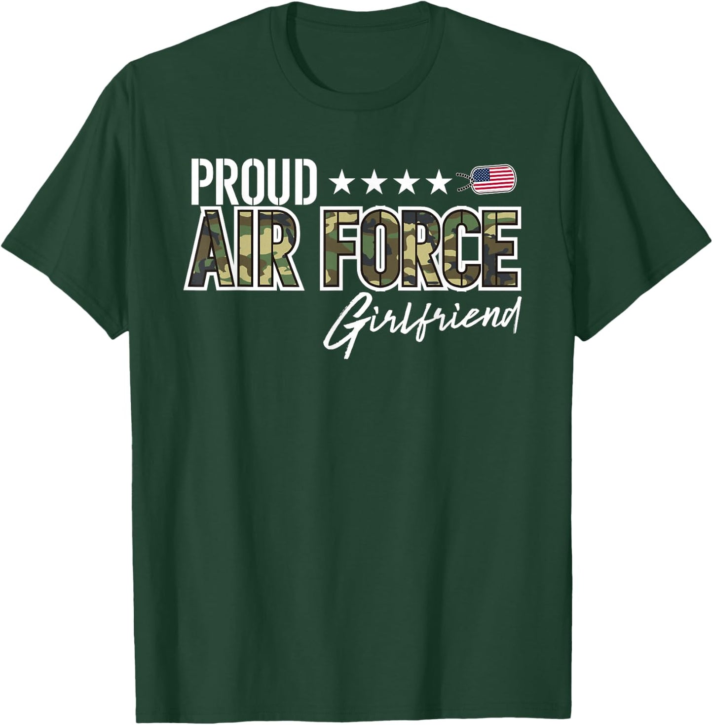 OCP Proud Air Force Girlfriend T-Shirt - T-Shirt | Forest