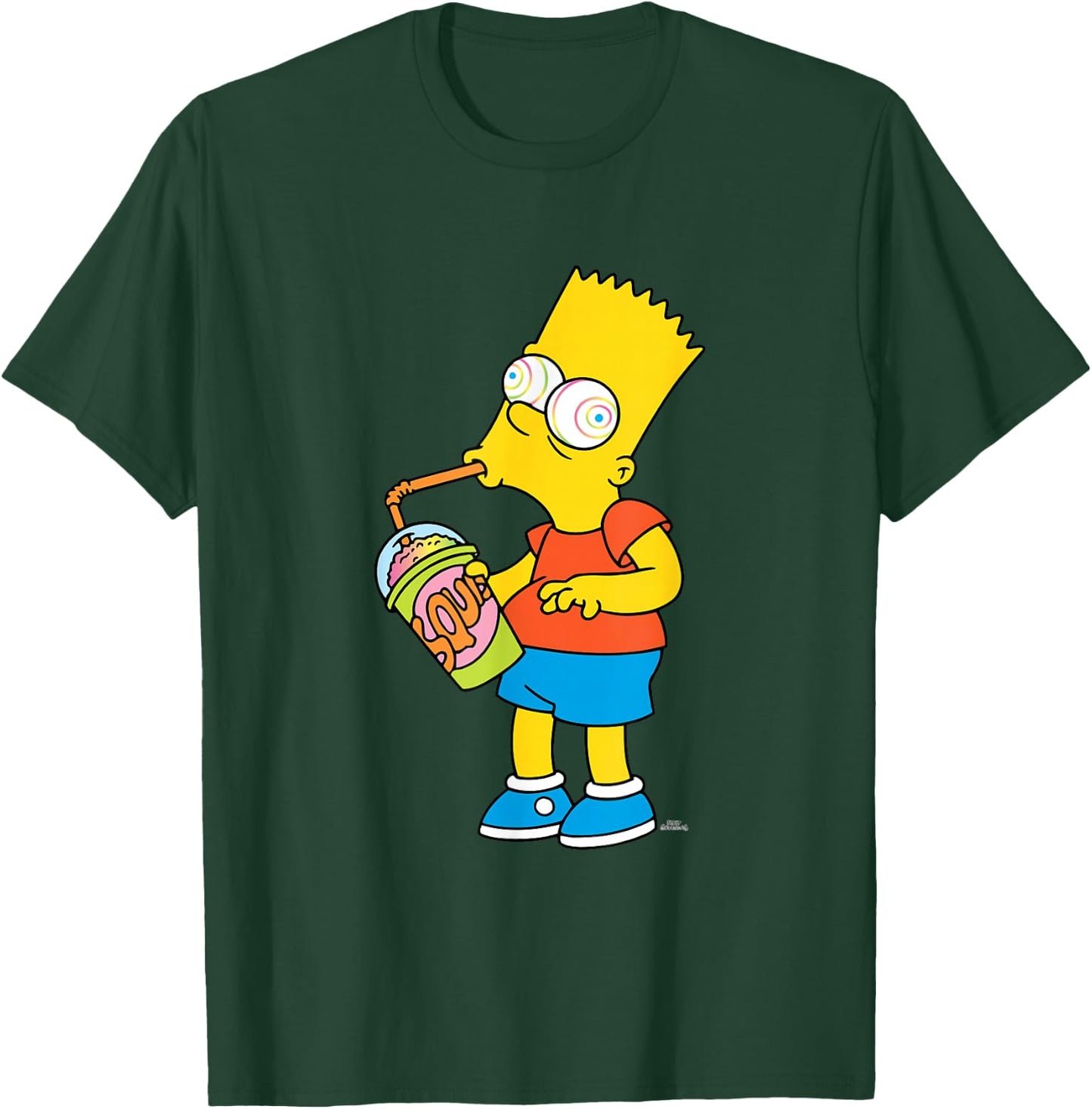 The Simpsons Bart Simpson Squishee Brain Freeze T-Shirt - T-Shirt | Forest