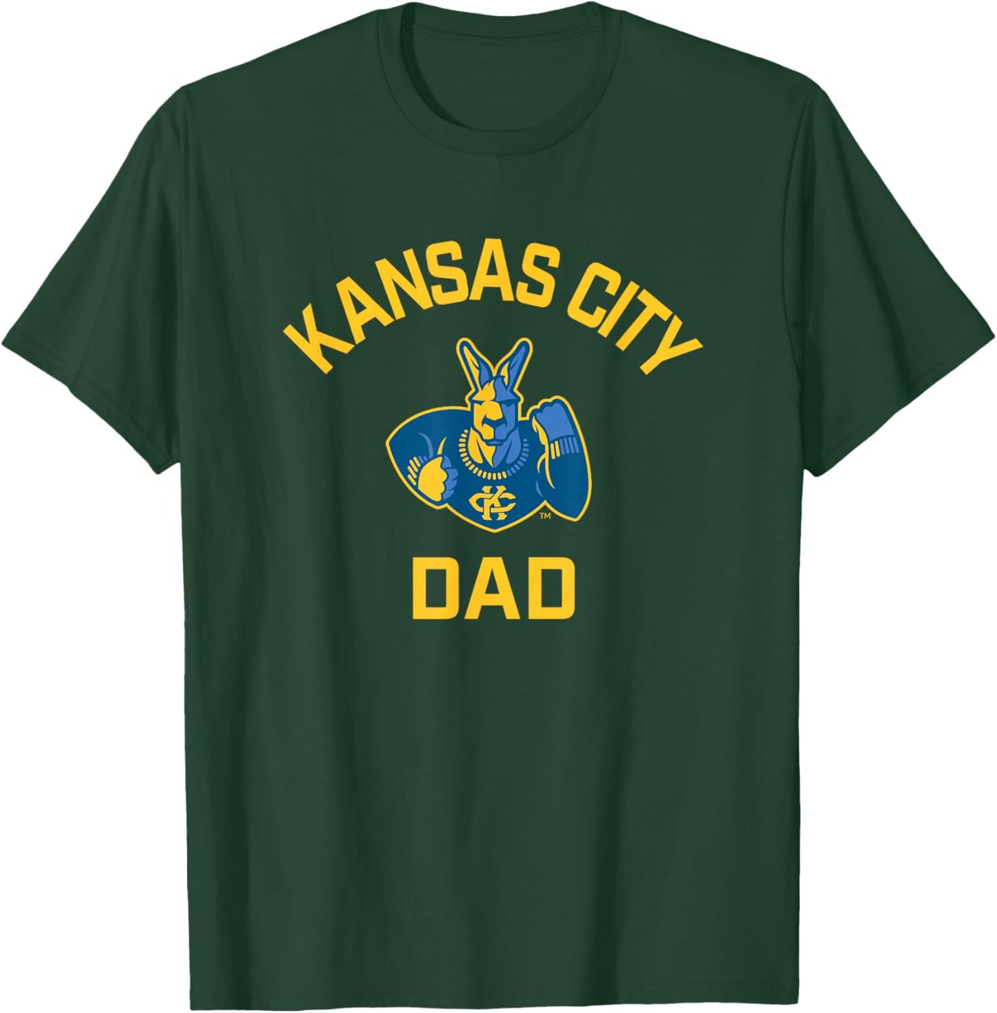 University of Missouri Kansas City UMKC Arched Dad T-Shirt - T-Shirt | Forest