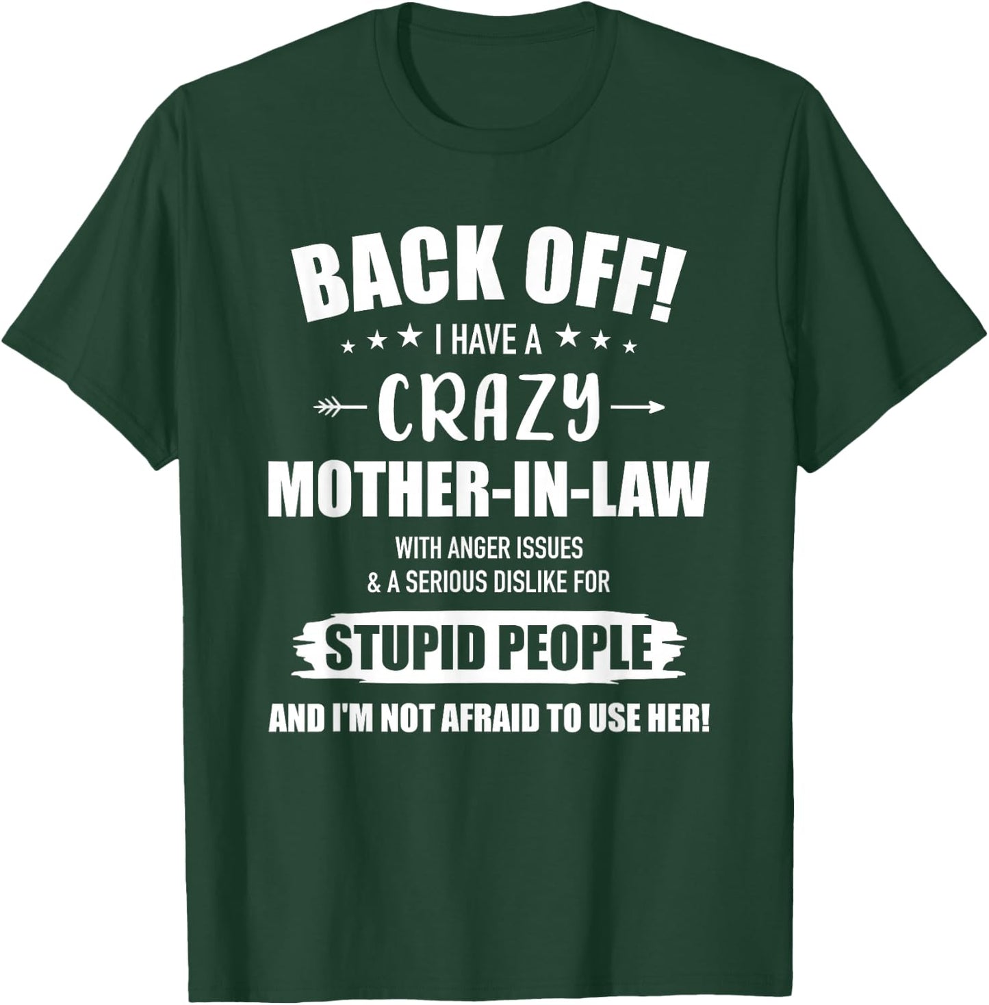 Crazy Funny Mother-in-Law from Daughter-in-Law T-Shirt - T-Shirt | Forest