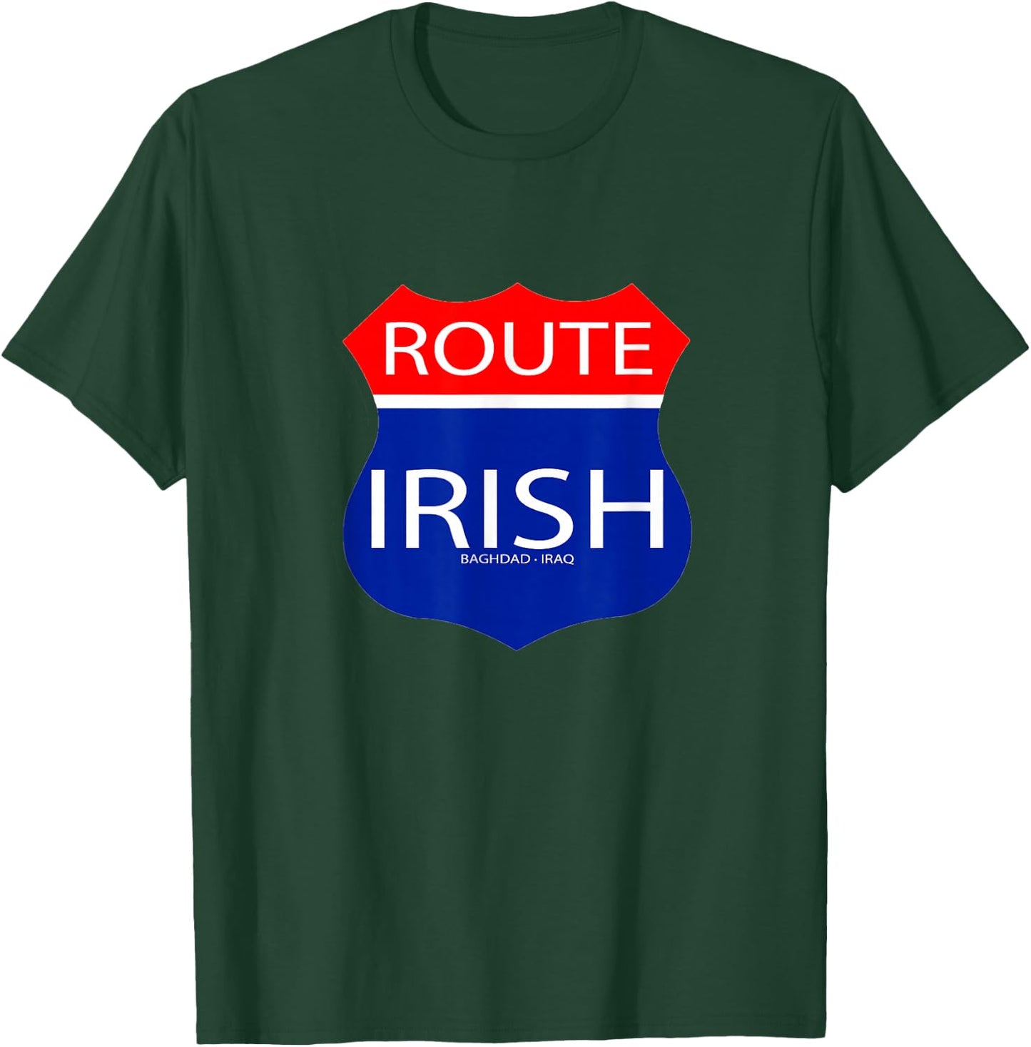 Route Irish Veteran T-Shirt - T-Shirt | Forest