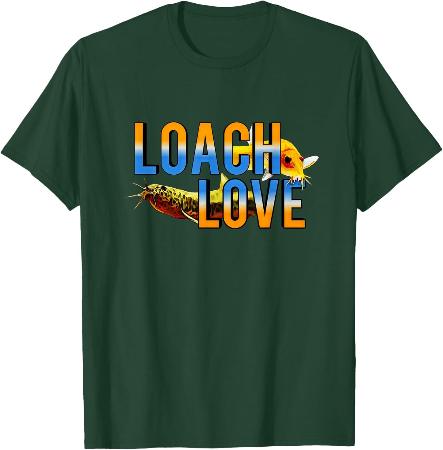 Dojo Loach Weather Loach Love Aquarium Loaches Gift T-Shirt - T-Shirt | Forest