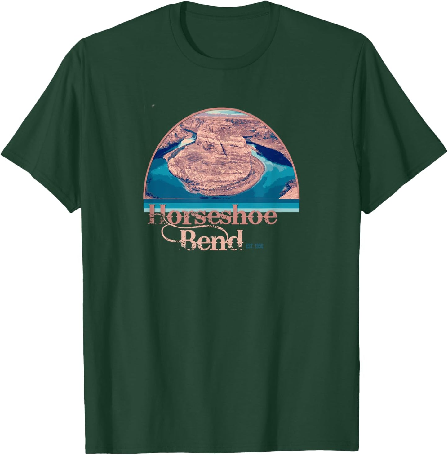 Horseshoe Bend Vacation hiking T-Shirt - T-Shirt | Forest