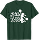 Little And Loud Cheerleader Costume Cheerleading Girl Saying T-Shirt - T-Shirt | Forest