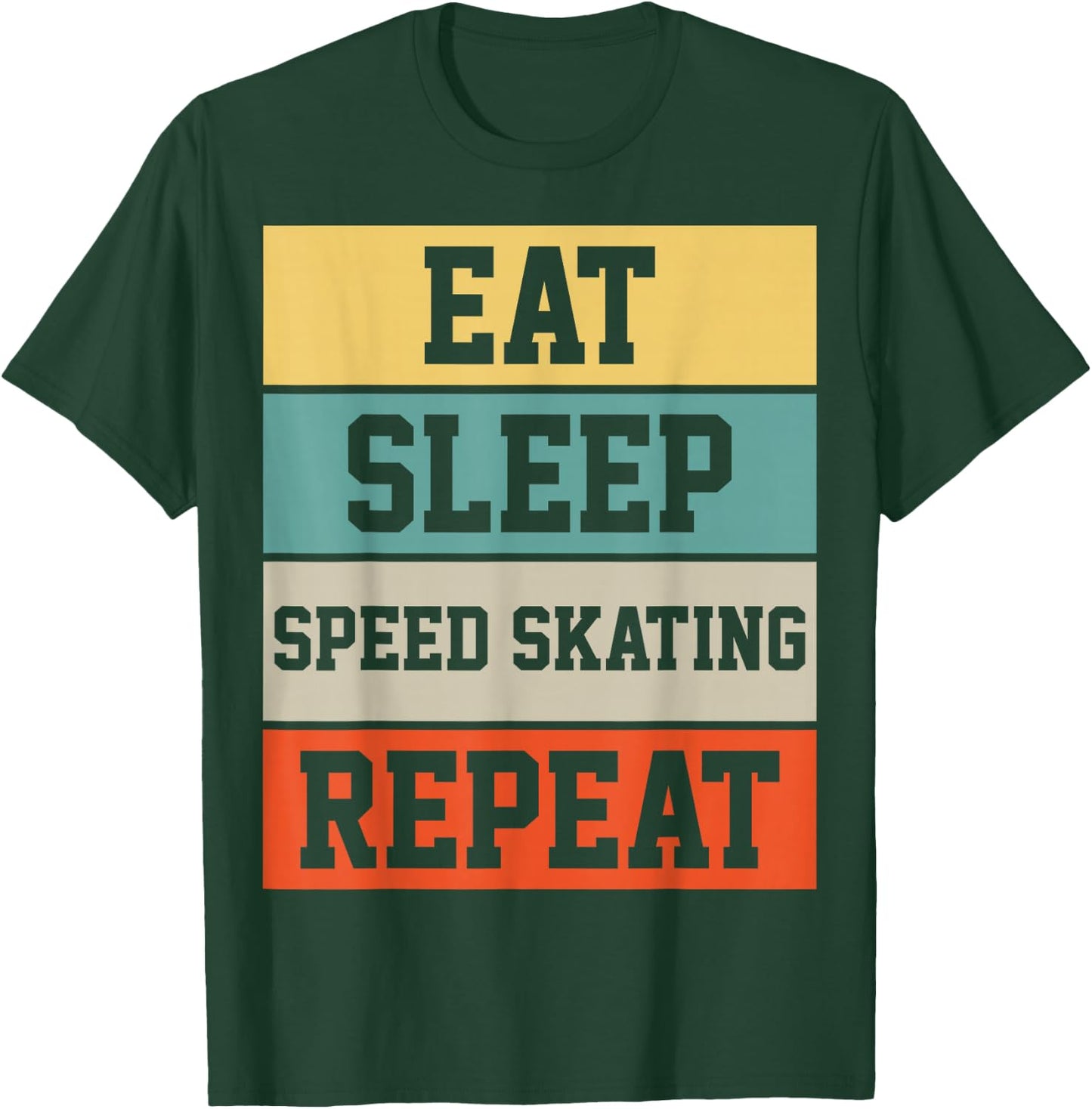 Figure Skating Skater Retro Vintage Gift T-Shirt - T-Shirt | Forest