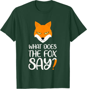 What Does the Fox Design say T-Shirt - T-Shirt | Forest