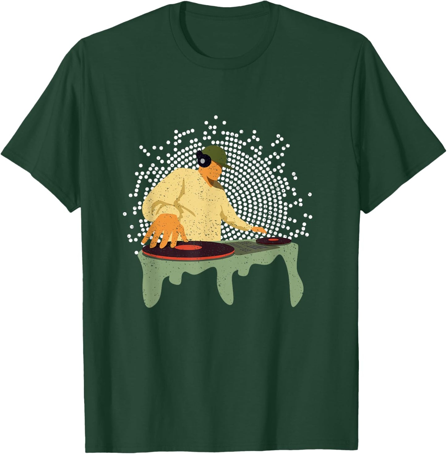Cool DJ Club Mix Music Deejay Playing Remixes Nightclub Gift T-Shirt - T-Shirt | Forest