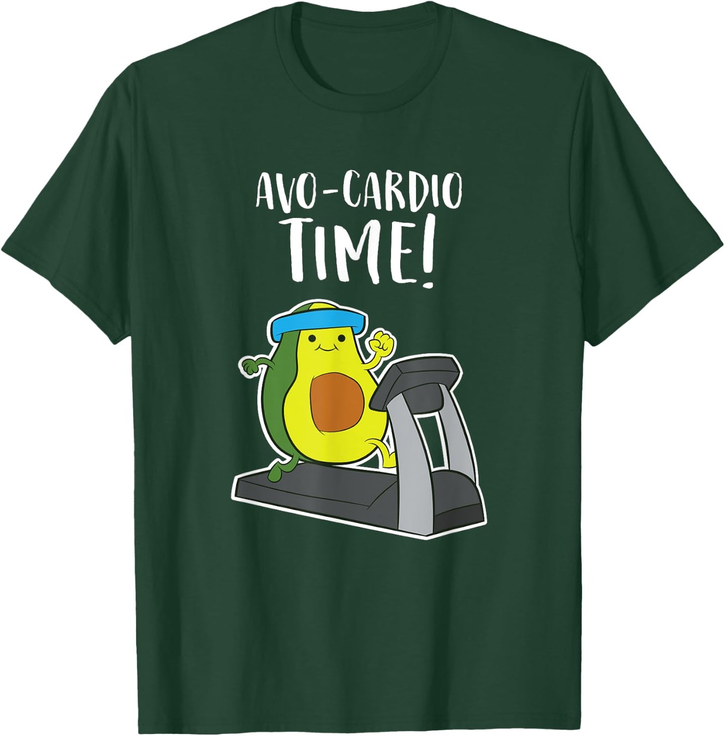 Avocardio Avocado Fitness Exercise Avocado T-Shirt - T-Shirt | Forest