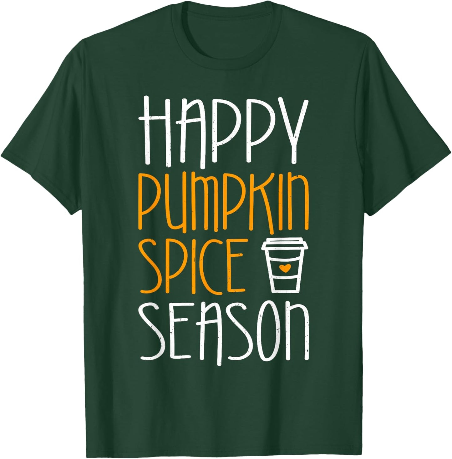 Happy Pumpkin Spice Season Shirt Men Women Kids Fall Season T-Shirt - T-Shirt | Forest