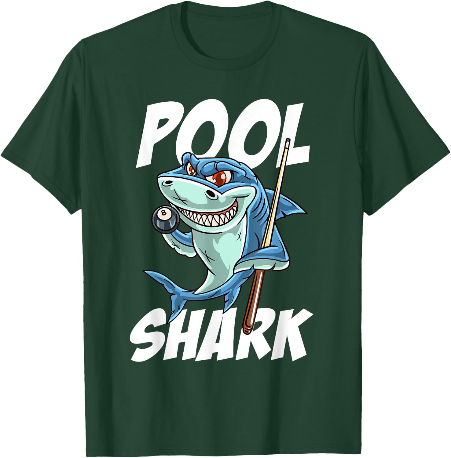 Funny Billiards Pool Shark Snooker Hall Joke Billiard T-Shirt - T-Shirt | Forest