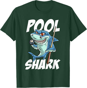 Funny Billiards Pool Shark Snooker Hall Joke Billiard T-Shirt - T-Shirt | Forest