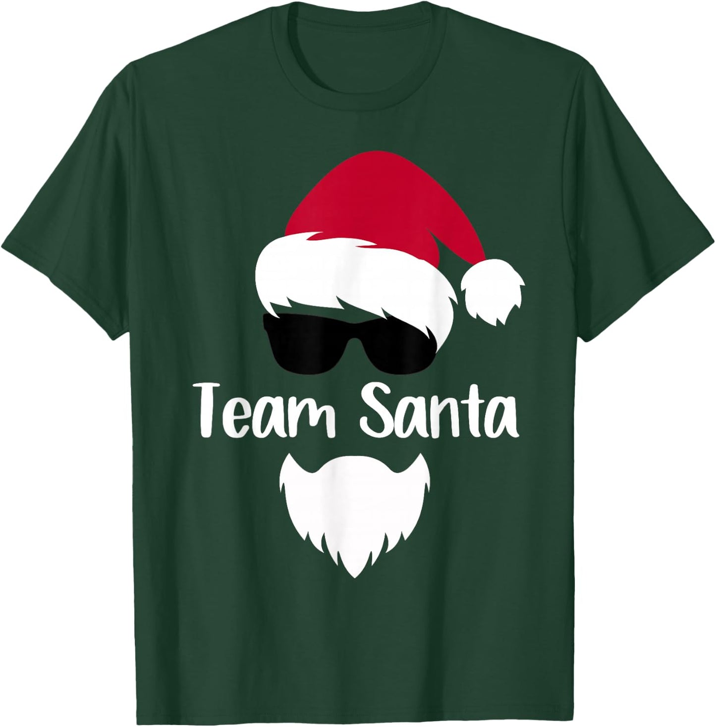 Team Santa Christmas Claus Costume Gift Matching Family Xmas T-Shirt - T-Shirt | Forest