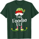 Foodie Elf Group Christmas Funny Pajama Party T-Shirt - T-Shirt | Forest