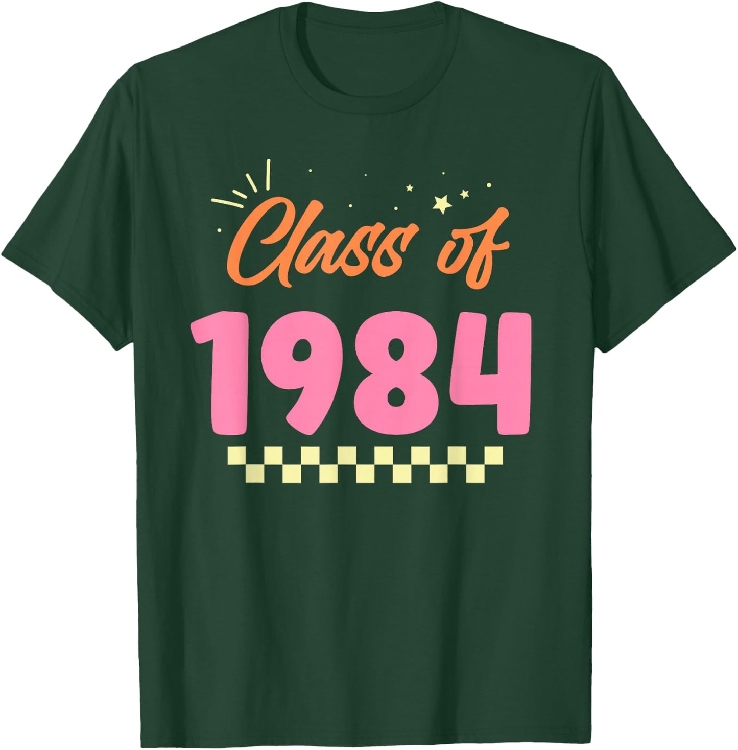 Class Of 1984 School Graduation Meetup Reunion T-Shirt - T-Shirt | Forest