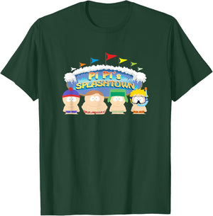 South Park PI PI'S SPLASHTOWN T-Shirt - T-Shirt | Forest
