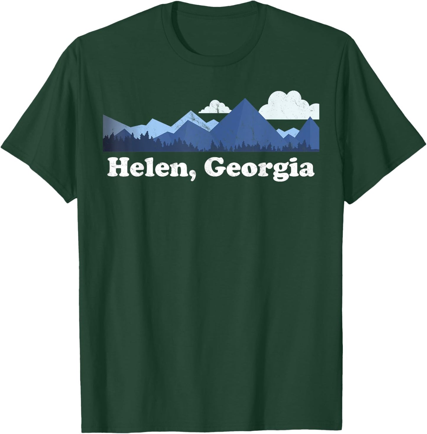 Cute Helen Georgia Retro Blue Ridge Mountains GA T-Shirt - T-Shirt | Forest