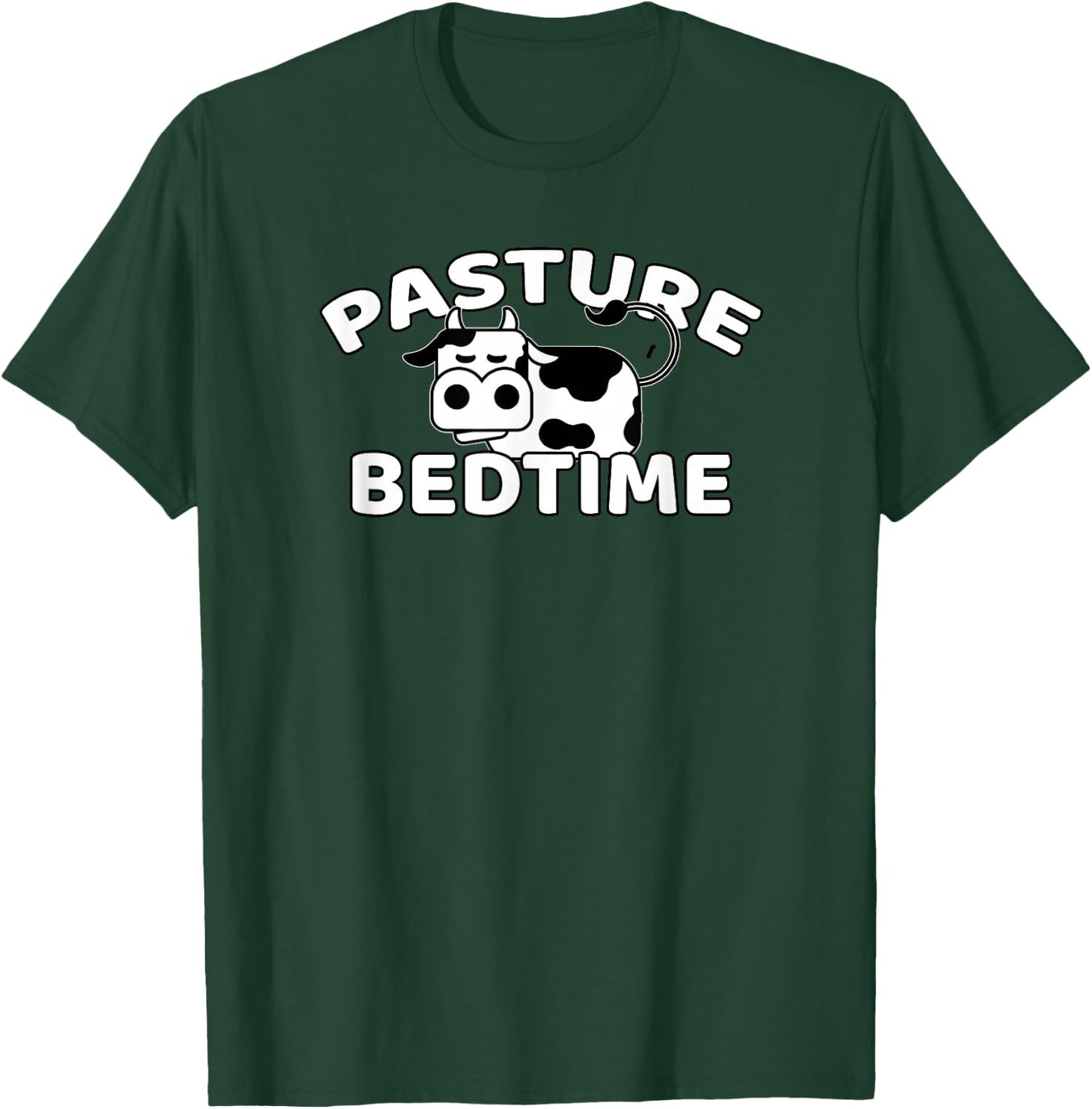 Funny Pasture Bedtime Cute Cow Pajamas PJ Sleep Gift T-Shirt - T-Shirt | Forest
