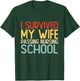 I Survived My Wife Passing Nursing School Funny Nurse Quote T-Shirt - T-Shirt | Forest