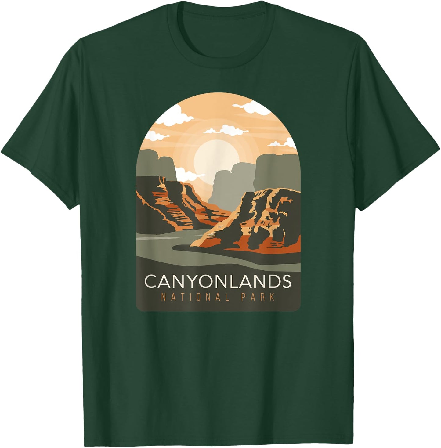Canyonlands National Park Utah Zion Bryce Canyon Arches USA T-Shirt - T-Shirt | Forest