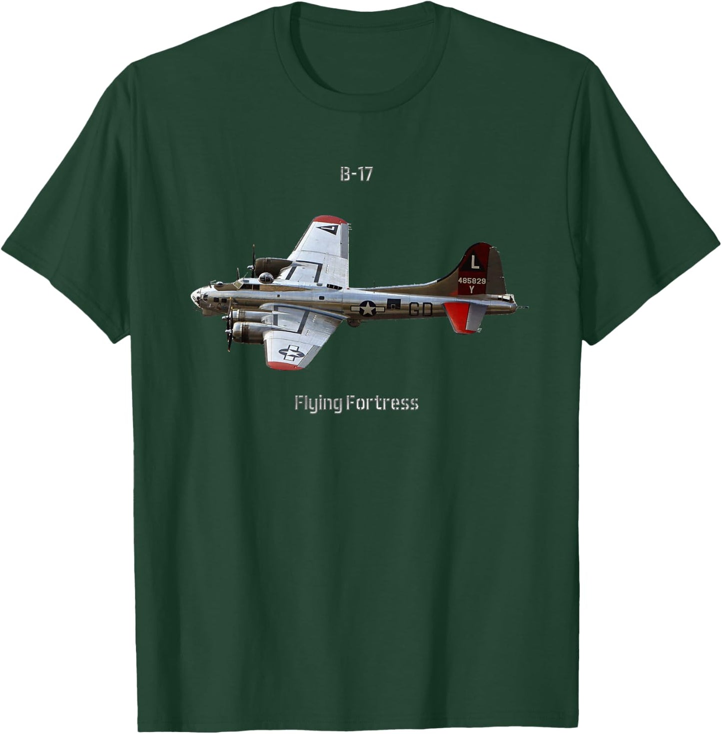 B-17 classic aircraft T-Shirt - T-Shirt | Forest