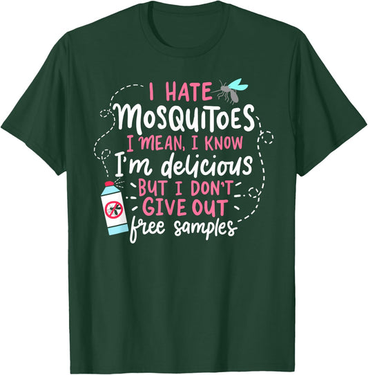 Funny Mosquito Gifts And Gardener Designs Black Mosquito Haters Gift Funny Mosquito T-Shirt - T-Shirt | Forest