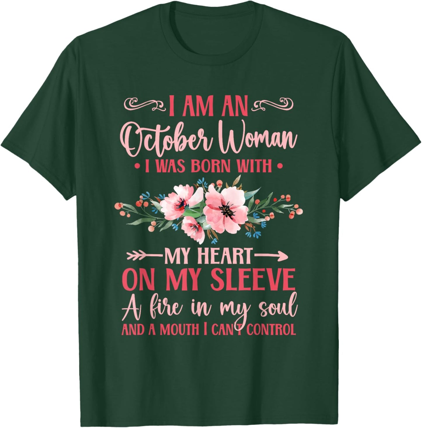 Birthday October Libra Women T-Shirt - T-Shirt | Forest