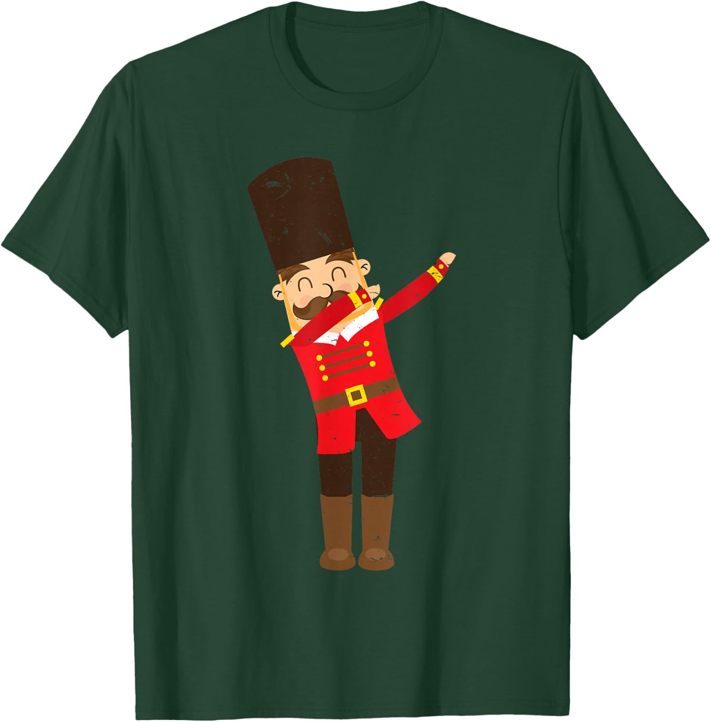 Dabbing Toy Soldier Nutcracker Christmas T-Shirt - T-Shirt | Forest