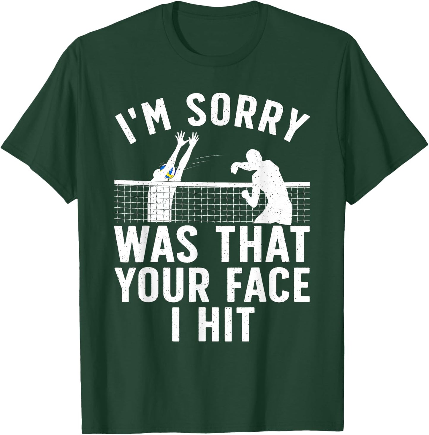 Funny Volleyball Art Women Sport Volleyball Player T-Shirt - T-Shirt | Forest
