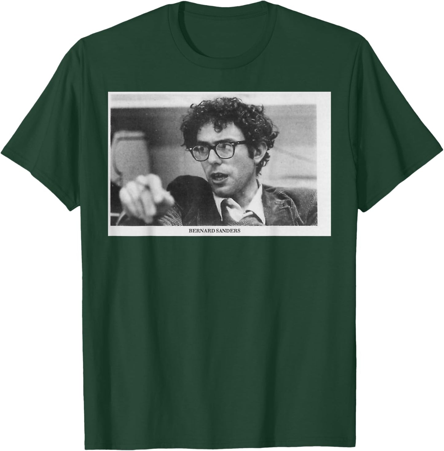 President Bernie Sanders Young in University T-Shirt - T-Shirt | Forest