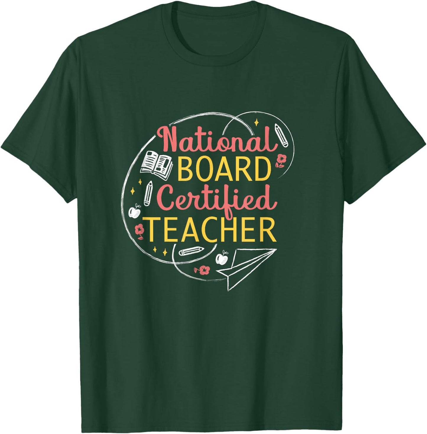 National Board Certified Teacher School Master T-Shirt - T-Shirt | Forest