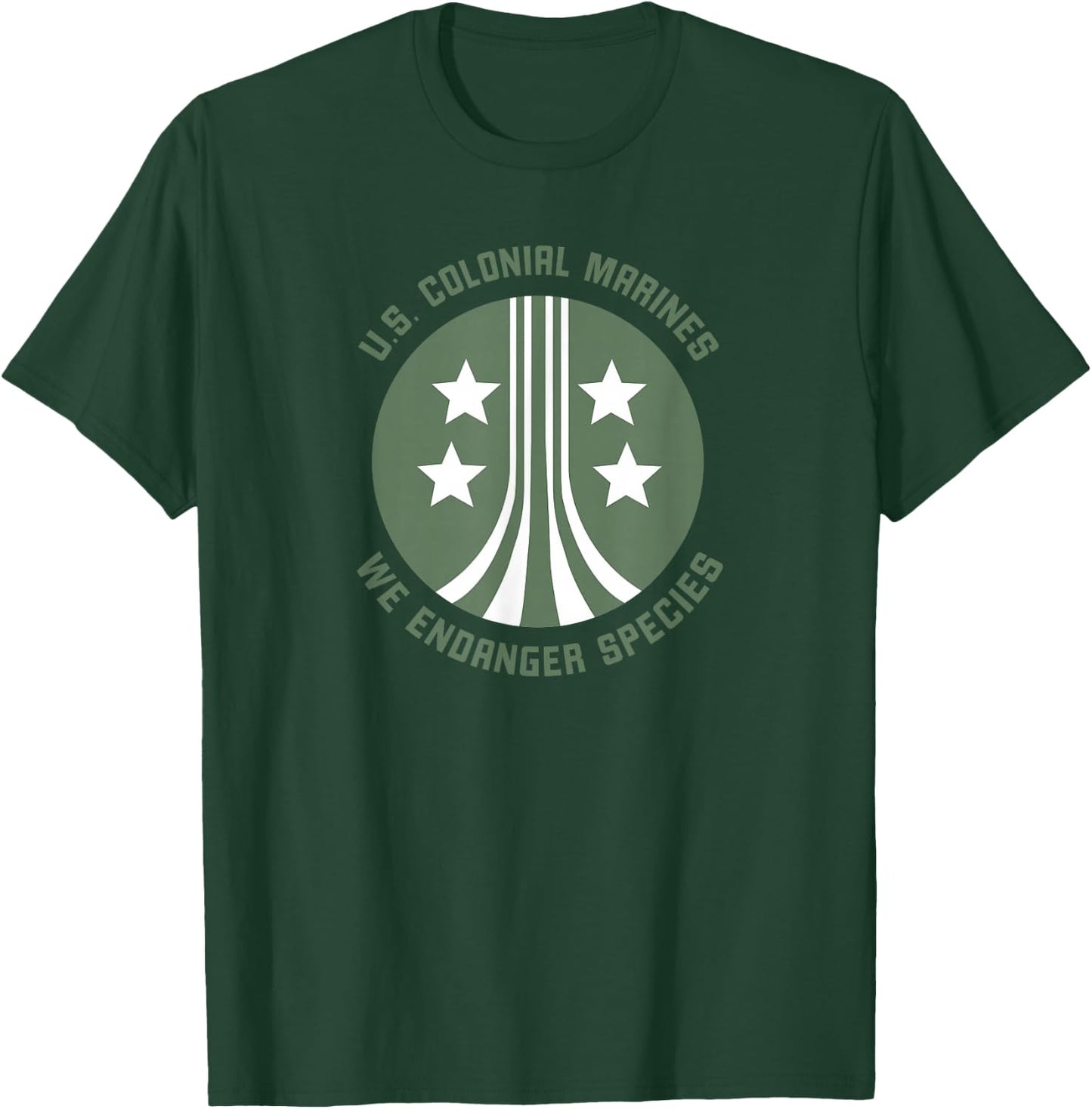 Aliens U.S. Colonial Marines We Endanger Species T-Shirt - T-Shirt | Forest