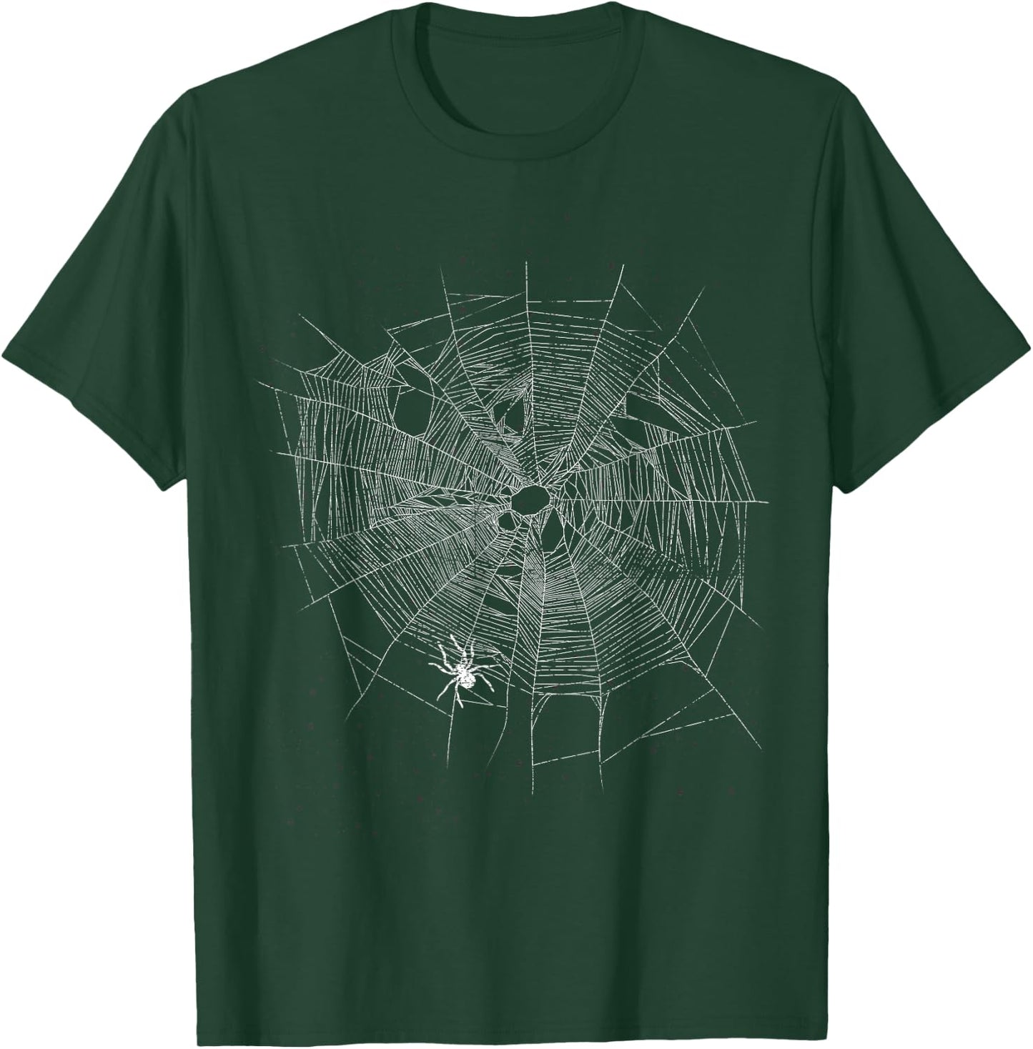 Spider Web Cobweb Arachnology Spider T-Shirt - T-Shirt | Forest